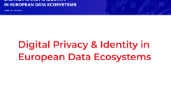 Trusted Webinar on Privacy & Identity in European Data Ecosystems