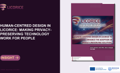 Human-Centred Design in LICORICE: Making Privacy-Preserving Technology Work for People